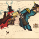Image for article titled These Rarely Seen Maps Turn Earth Into A Land From A Fantasy Novel